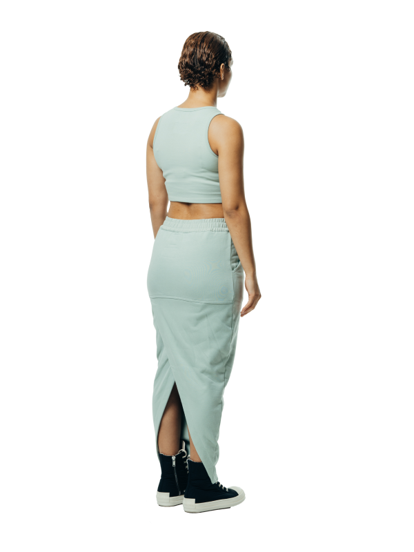 Back Slit Skirt